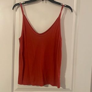 Target (Universal Thread) Women’s Ribbed V-Neck Tank Top - salmon